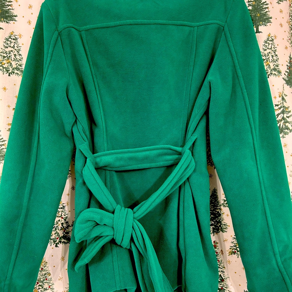 - Kelly, green pea coat, Old Navy size large - Picture 3 of 4